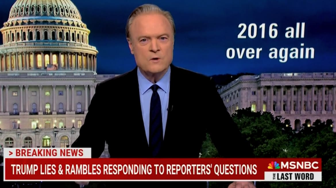 MSNBC Host Lawrence O’Donnell Slams His Own Network on Air Over Trump’s Press Conference