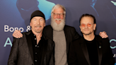 Dave Letterman on the sweet song Bono and the Edge wrote for him: 'Makes the first 35 years of being in television well worth the effort'