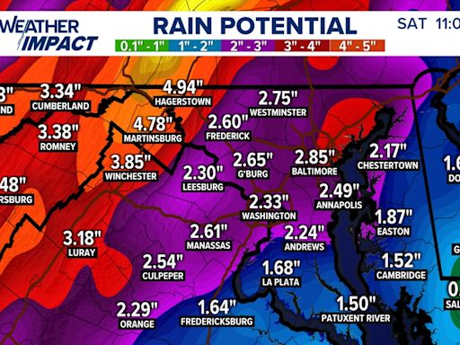 Maryland and Virginia governors issue declarations ahead of Tropical Storm Debby