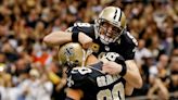 Where does Jimmy Graham rank in the New Orleans Saints record books?