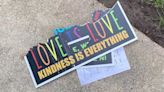 'Love is Love' yard sign ripped up in Pewaukee, hate letter found with it