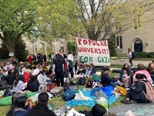 After Columbia arrests, Rutgers pro-Palestinian encampment remained intact and peaceful