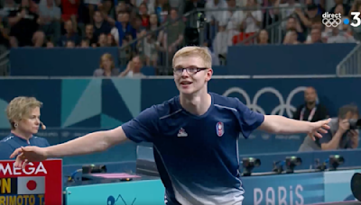 JO de Paris 2024 - "Le joueur du siècle", "Jamais vu ça en tennis de table", "Monstrueux", "Les frissons", "Une dinguerie" : Félix Lebrun et sa remontada spectaculaire font le buzz sur la Toile