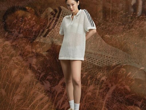 Clot in your area！Jennie再度穿上陳冠希×adidas系列，草編Gazelle鞋款亮相！