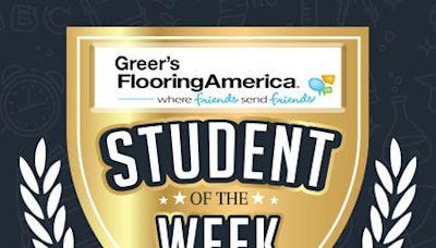 Sophia Edwards voted Greer's Flooring America/C&P Student of the Week