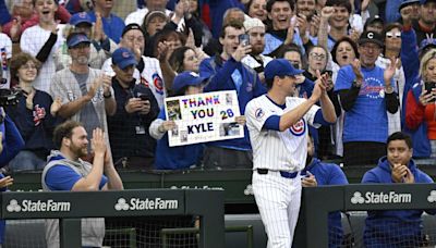 Cubs fans weren’t the only ones emotional about Kyle Hendricks’ likely last game in Chicago