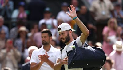 Novak Djokovic survives scare to end Jacob Fearnley’s Wimbledon dream