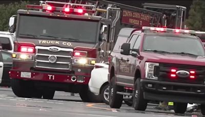 Car hits fire truck responding to crash on I-680 in Walnut Creek