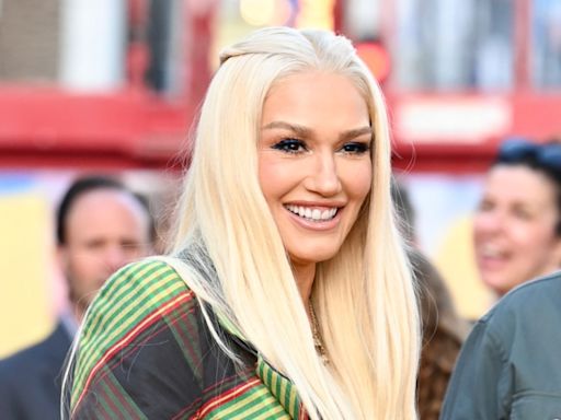 Gwen Stefani Gives Tartan a Punk Rock Edge in Vivienne Westwood With Blake Shelton at ‘The Fall Guy’ Red Carpet Premiere