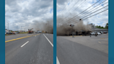 Fire at tire shop leaves 3 first responders injured, prompts road closure in Clarksville