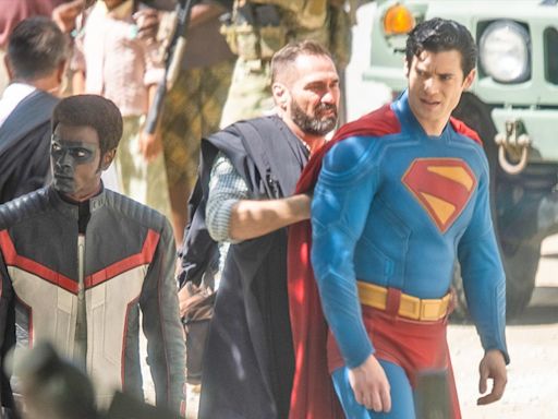 David Corenswet in Full Superman Costume, First On-Set Photos