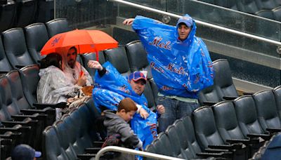 Conclusion of Mets-Astros series finale delayed due to thunderstorms in area