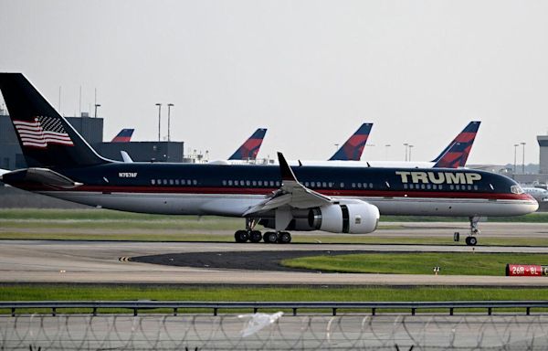 Trump's Private Boeing 757 Clips Another Plane At Airport | iHeart
