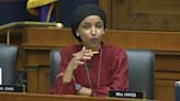 Rep. Ilhan Omar asks Columbia University president whether she's seen anti-Muslim or anti-Jewish protests on campus.