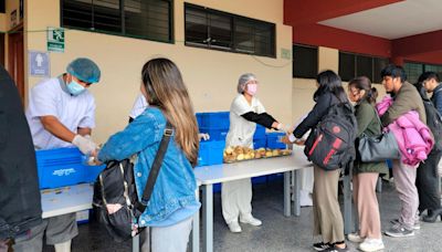 UNMSM: Cientos de alumnos acamparon para disfrutar del tradicional almuerzo especial por Fiestas Patrias