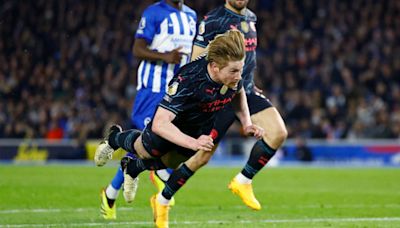 Fans compare De Bruyne's stunning diving headed goal to iconic World Cup strike