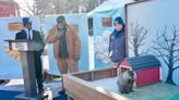 Did Milwaukee County Zoo's Gordy the groundhog see his shadow, predicting six more weeks of winter?