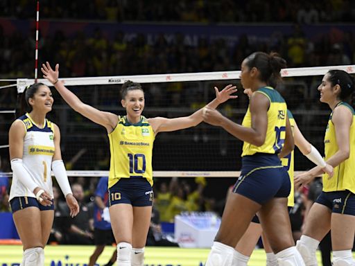 Brasil x Coreia do Sul na Liga das Nações de Vôlei Feminino 2024: onde assistir e horário