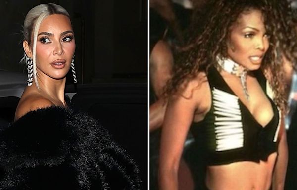 Kim Kardashian Sports Her Archival Janet Jackson Fit for the Star’s Concert