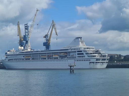 Stranded cruise liner undergoes sea trails ahead of imminent departure from Belfast