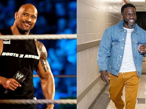 Watch: The Rock's Best Friend Kevin Hart Reacts to The Undertaker’s WrestleMania 40 Appearance