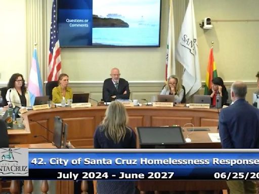 Santa Cruz city council approves plan to combat homelessness