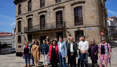 La Casa Cornide es para Ana Pontón un símbolo de cómo se permite en España el "Franquismo sin Franco"