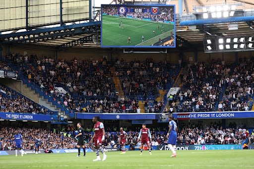 West Ham fans brave enough to return for second half vs Chelsea last three mins