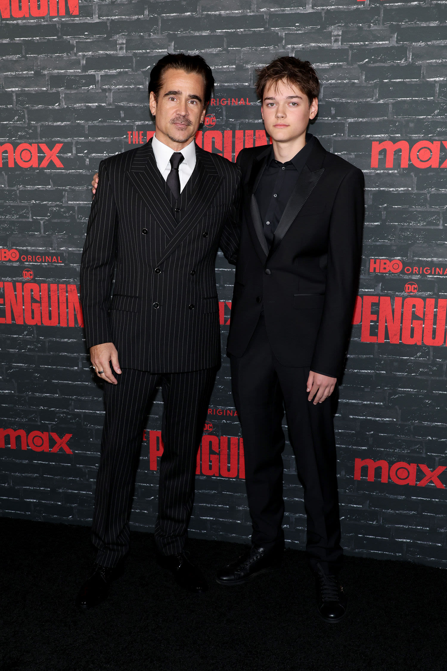 Colin Farrell brings son Henry to 'The Penguin' premiere. What to know about his 2 kids