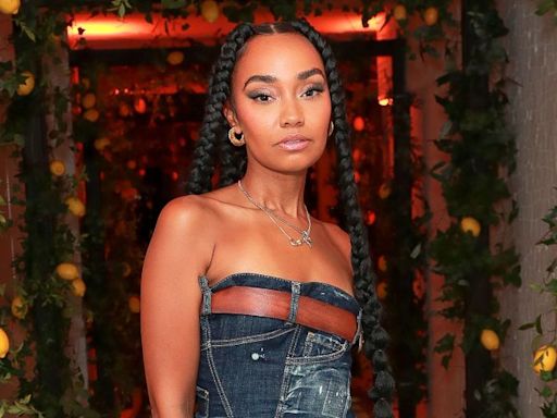 Leigh-Anne Pinnock rocks nearly naked trend in lace micro skirt and plaited bikini