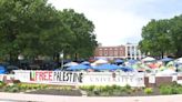 Pro-Palestinian protesters at Johns Hopkins University told to leave encampment or be disciplined