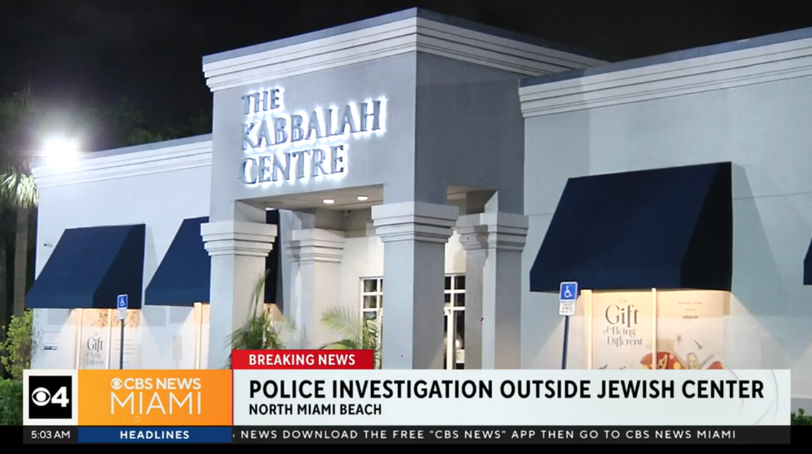 Shooter fires at North Miami Beach police SUV outside of Jewish center, cops say