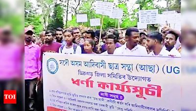 Dibrugarh Adivasi Students’ Body Seeks Land Rights | Guwahati News - Times of India