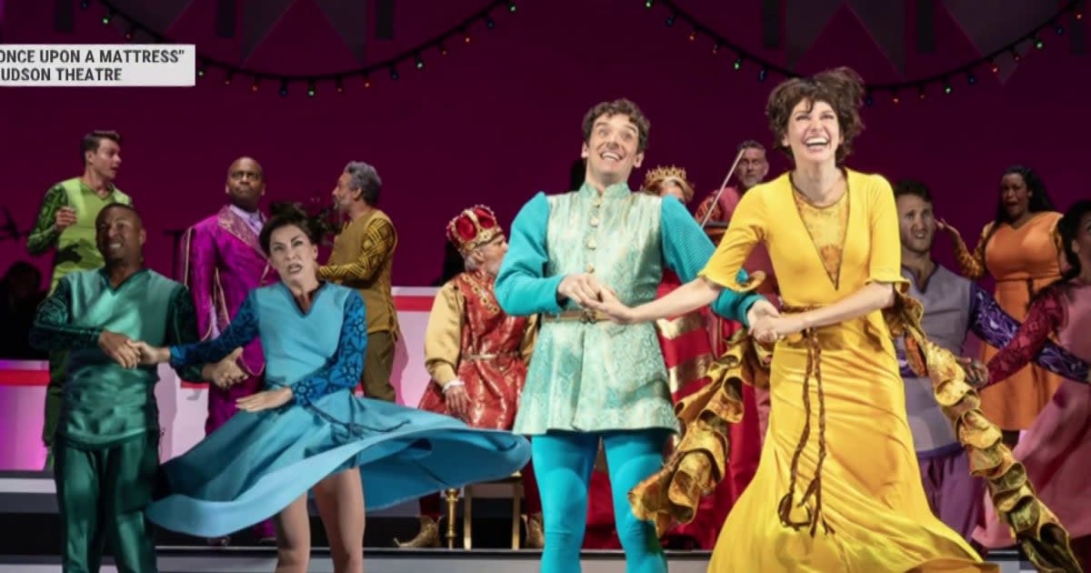 'I feel like a kid again': Michael Urie and Sutton Foster have fun in 'Once Upon a Mattress'