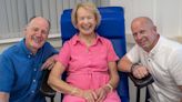 Grandmother meets two donors whose blood was used to save her sight