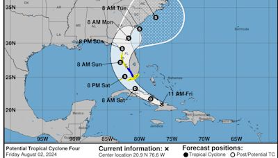 Tropical Storm Debby forecast to rapidly intensify into hurricane before Florida landfall