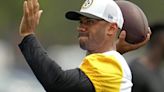 Russell Wilson having ‘short-term misery,’ held out of first two Steelers practices with calf issue