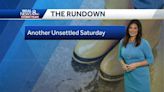 Another Unsettled Saturday With Scattered Light Rain: Dry & Warmer Sunday