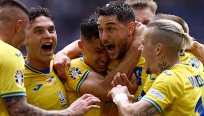 Superb Roman Yaremchuk goal sends Ukraine into raptures with comeback win over Slovakia