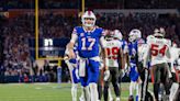 Josh Allen returns from blue medical tent, immediately throws interception