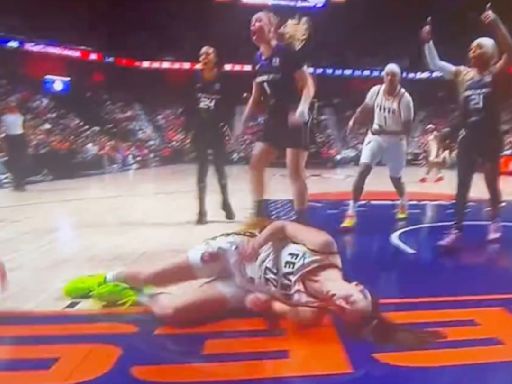 Caitlin Clark Savagely Roasted By Connecticut Sun Over Hard Hit in WNBA Debut