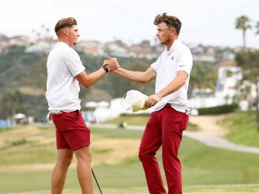 Auburn and Florida State advance to the 2024 NCAA DI men's golf team championship match
