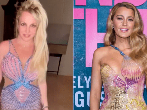 Britney Spears sorprende con su reacción tras ver a Blake Lively usando el mismo vestido