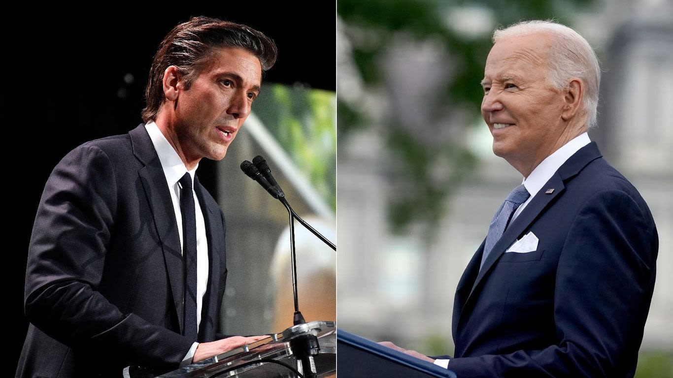 Exclusive: ABC's David Muir to interview President Biden Thursday in Normandy