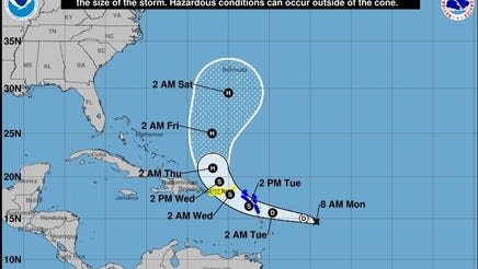 Tropical Storm Ernesto: Track where the storm is heading in the latest models