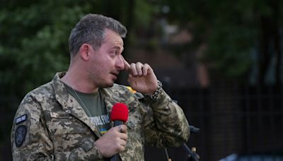 Ukraine's soldier musicians thank America, urge more help