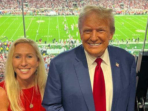 Jealous Laura Loomer Attacks Marjorie Taylor Greene for Her Football Game at Trump’s Side