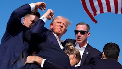 Pictured: Bloody Trump and scary scene after shooting during Trump’s Pennsylvania rally