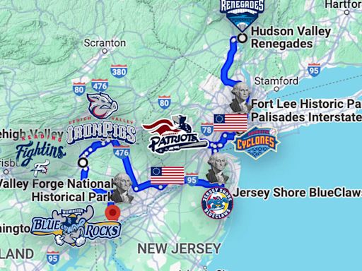 This revolutionary Minor League road trip salutes General George Washington