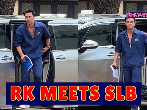 Ranbir Kapoor Gets Clicked Outside Sanjay Leela Bhansali's Office Holding A Script | WATCH - News18